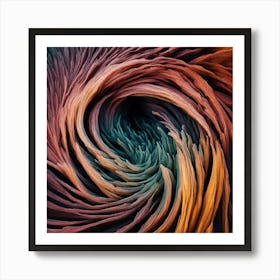 Abstract Swirl 1 Art Print