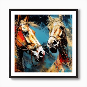 Horses Art Print