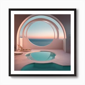 Aesthetic Pools Art Print