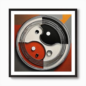 Yin Yang 66 Art Print