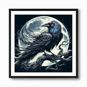 Illustration Raven 2 Art Print