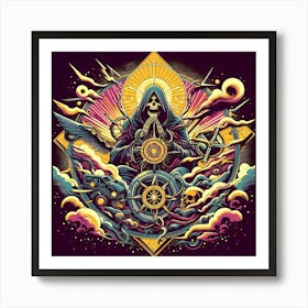 Psychedelic Art 9 Art Print