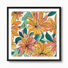 Floral Pattern Art Print