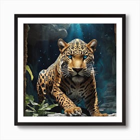 Jaguar In The Jungle Art Print