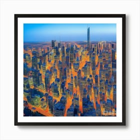 New York City Skyline Art Print