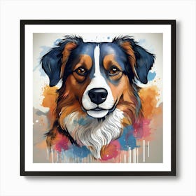 Bernese Mountain Dog Art Print