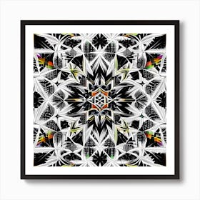 Abstract Mandala 23 Art Print