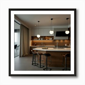 Modern Kitchen 1 Art Print