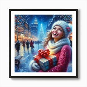 Christmas Gift Art Print