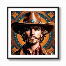 Cowboy 10 Art Print