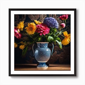 Flowers In A Vase 109 Art Print