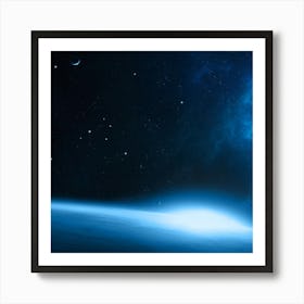 Space Background Poster