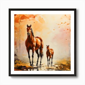 Steed S Serenade Dancing Under The Stars Art Print