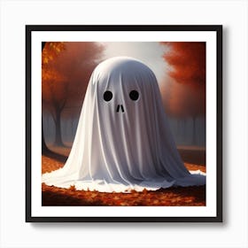 Ghost In The Woods 7 Art Print