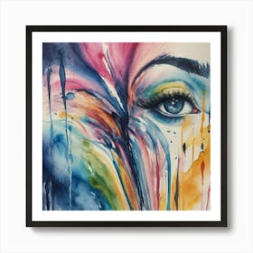 Eye Of The Rainbow Art Print