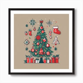 Christmas Tree 1 Art Print