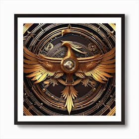 Golden Phoenix 10 Art Print