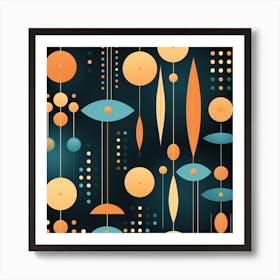 Abstract Background Vector Art Print