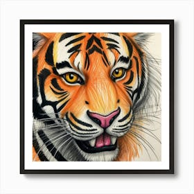 Tiger 5 Art Print