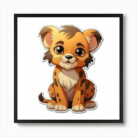 Lion Cub 39 Art Print