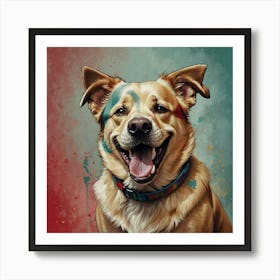 Dog Painting 1 Art Print