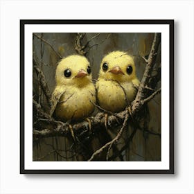 Birds In A Tree Art Print