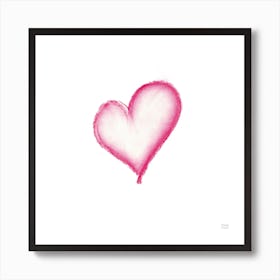 Simply Love Square Art Print