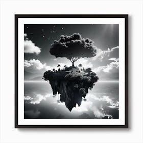 Island In The Sky 3 Art Print