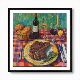 La Locanda Del Sapore Autentico Trattoria Italian Food Kitchen Art Print