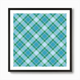 Plaid Fabric 2 Art Print