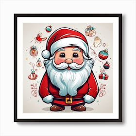 Santa Claus 6 Art Print