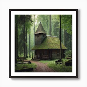 Somewhere deep in the forest Art Print