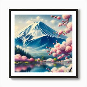 Mt Fuji Art Print