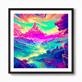 Dreamscape Horizon Art Print