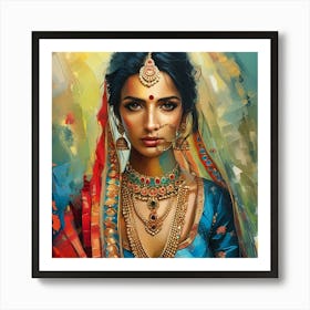 Indian Bride Art Print