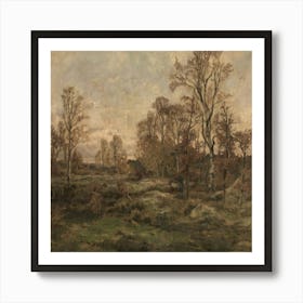 Landscape With Trees 3 Art Print