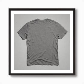 Grey Tee Shirt Art Print