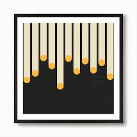 Dripping Modern Abstract Art Print