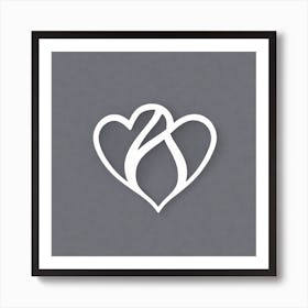 Heart Logo Art Print