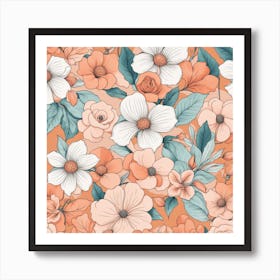 Floral Pattern Art Print