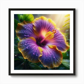 Hibiscus Flower 3 Art Print