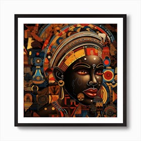 African Woman 29 Art Print