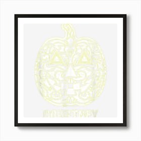 Vintage Courtney Halloween Sugar Skull Design Art Print