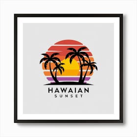 Hawaiian Sunset Art Print