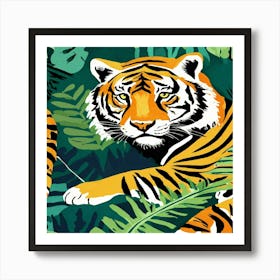 Tiger In The Jungle Poster