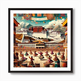 Happy birthday Korea Art Print