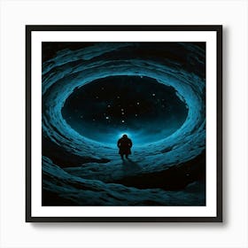 Man In A Tunnel Art Print