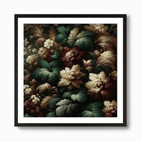 Russian Flowers Art Print