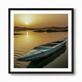 Sunset In The Nile Affiche