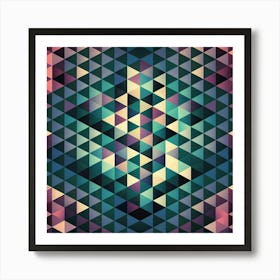 Geometric Pattern 10 Art Print